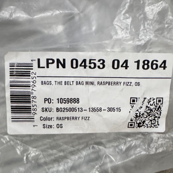 Fabletics Raspberry Fizz MINI Belt Bag BNWT - Picture 2 of 8